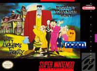 Addams Family Pugsley's Scavenger Hunt Super Nintendo US box art